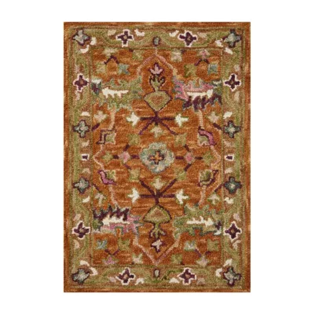 Loloi Padma Collection Hand Hooked Wool 20"X5' Indoor Rectangular Runner