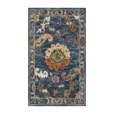 Loloi Padma Collection Hand Hooked Wool 5'X7' Indoor Rectangular Area Rug