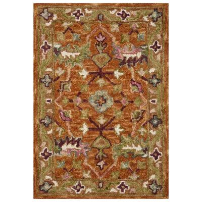 Loloi Padma Collection Hand Hooked Wool 5'X7' Indoor Rectangular Area Rug
