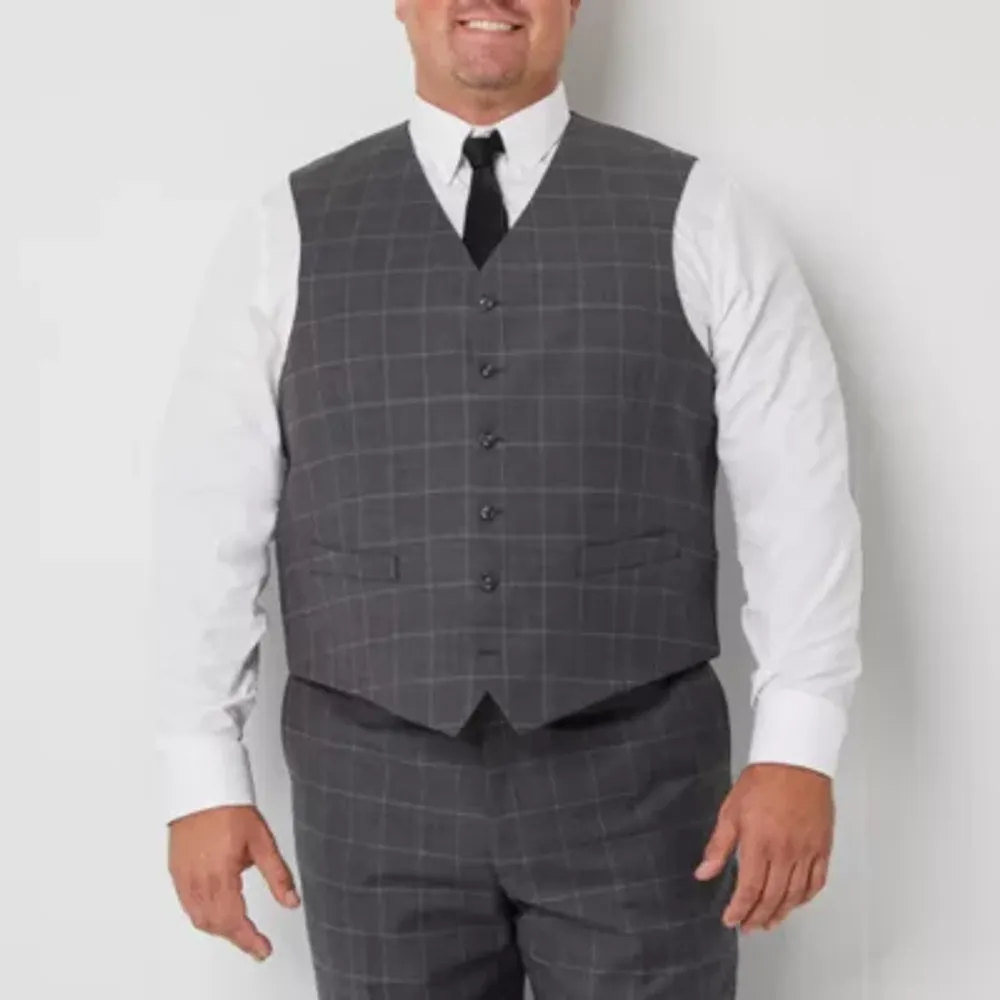 Plus Double Breasted Slim Waistcoat