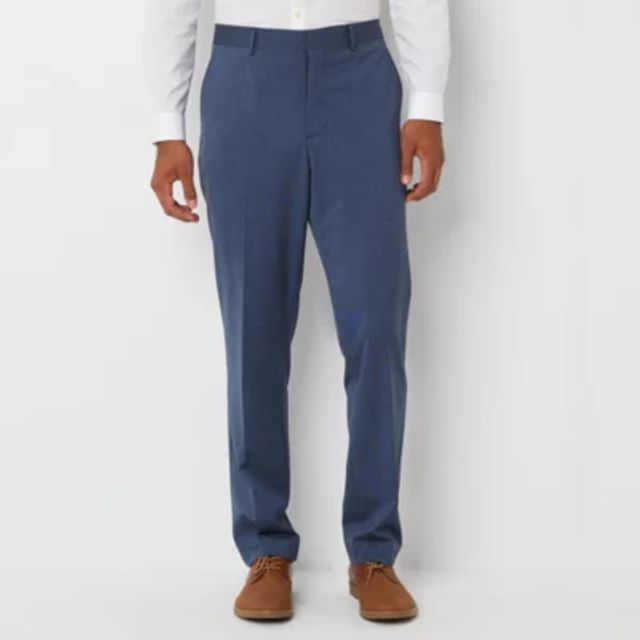 mutual weave Stretch Mens Relaxed Fit Flat Front Pant - JCPenney