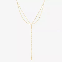 Womens 14K Gold Beaded Necklace