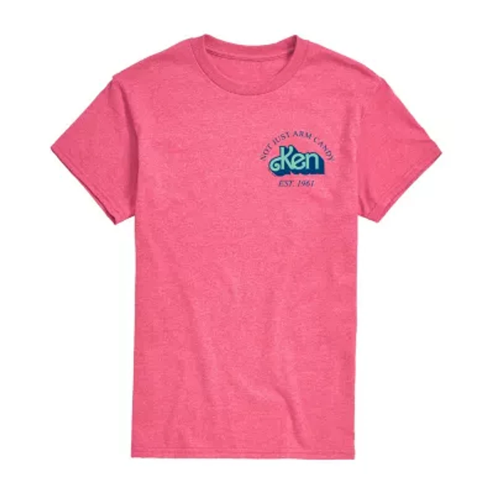 Mens Short Sleeve Barbie Graphic T-Shirt