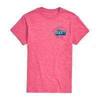 Mens Short Sleeve Barbie Graphic T-Shirt