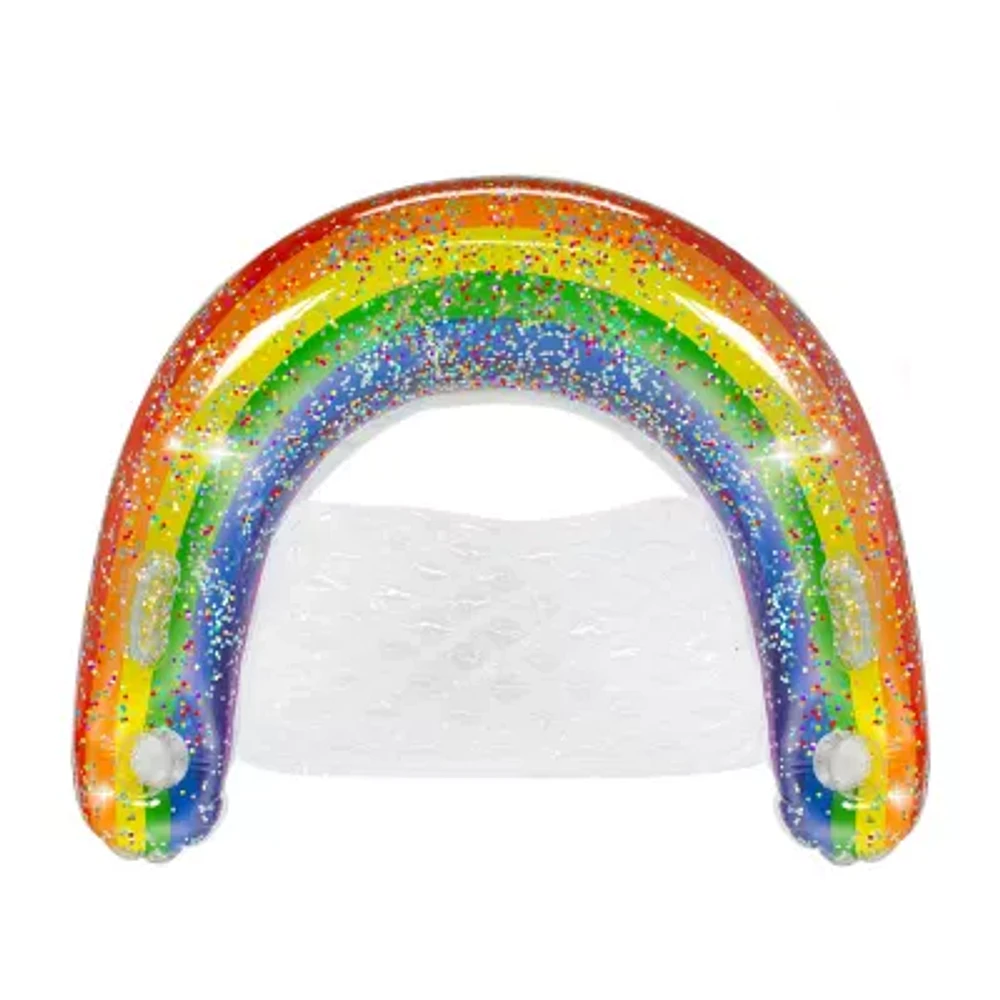 PoolCandy Classic Rainbow Glitter Sun Chair Large 42IN