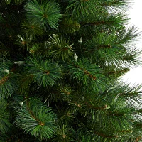 Nearly Natural Faux 5 Foot Pre-Lit Pine Christmas Tree