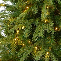 Nearly Natural Natural Look Faux 4 1/2 Foot Pre-Lit Fir Christmas Tree