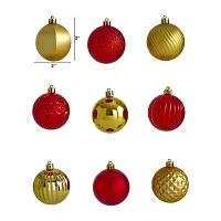 Nearly Natural Shatterproof Tree Red Set 101-Pc Christmas Ornament