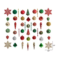 Nearly Natural Set Count Christmas Ornament