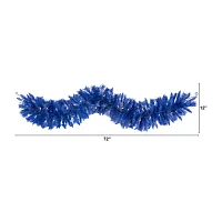 Nearly Natural Blue Lites Pre-Lit Christmas Indoor Garland