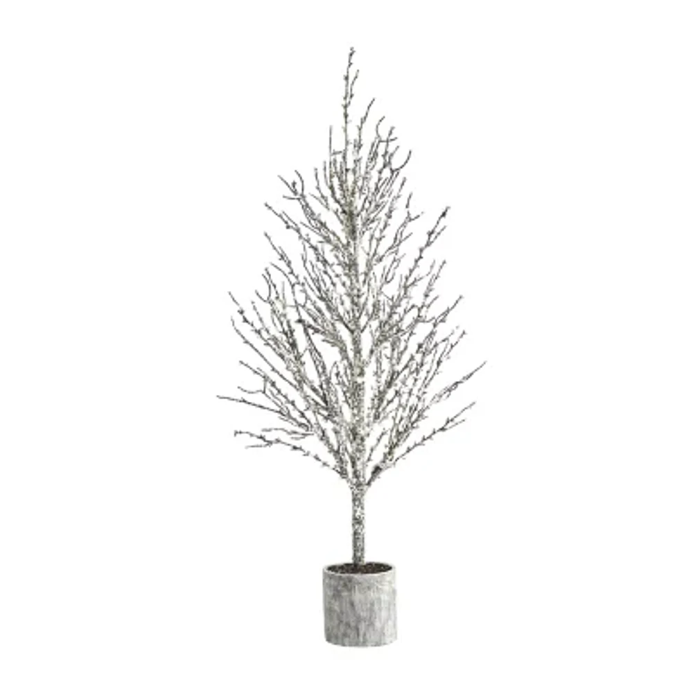 Nearly Natural Faux Twig 4 Foot Christmas Tree