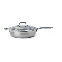 Mesa Mia Stainless Steel 5-qt. Saute Pan with Lid