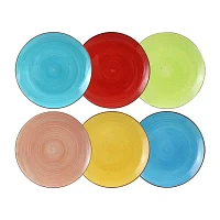 Elama 18-pc. Stoneware Dinnerware Set