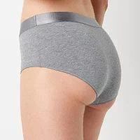 Arizona Body Organic Cotton Elastic Waist Boyshort Panty