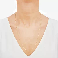 Box Chain, 14K Gold 22" .75mm Venetian