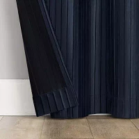 Sun Zero Cascade Grommet Top Blackout Single Curtain Panel