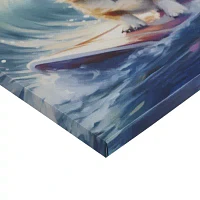 Madison Park 16 X 16 Beach Dogs Canvas Art