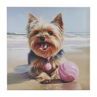 Madison Park 16 X 16 Beach Dogs Canvas Art