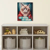 Madison Park 14 X 17 Grumpy Cats Canvas Art