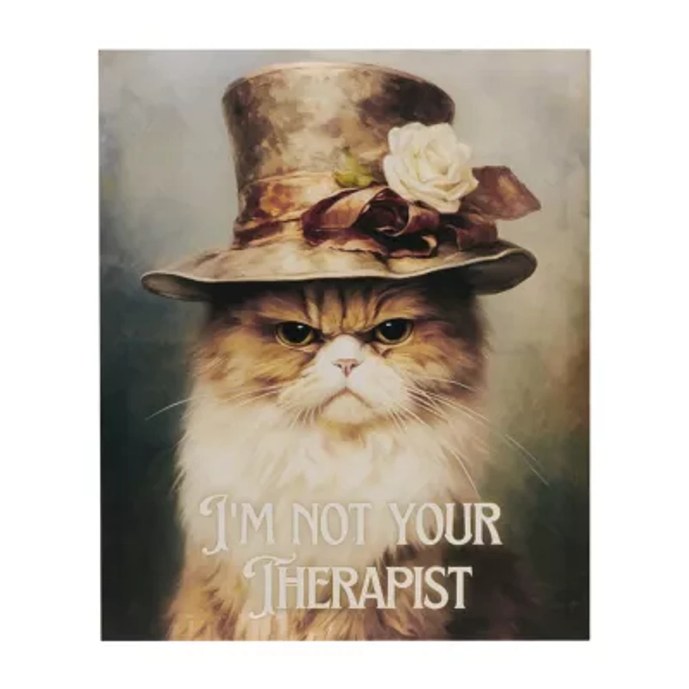 Madison Park 14 X 17 Grumpy Cats Canvas Art