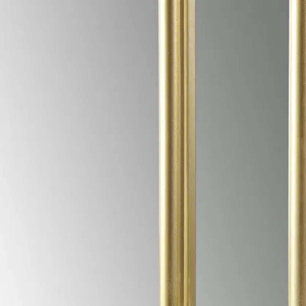 Martha Stewart 35.5 Regina Gold Arched Wall Mount Wall Mirror