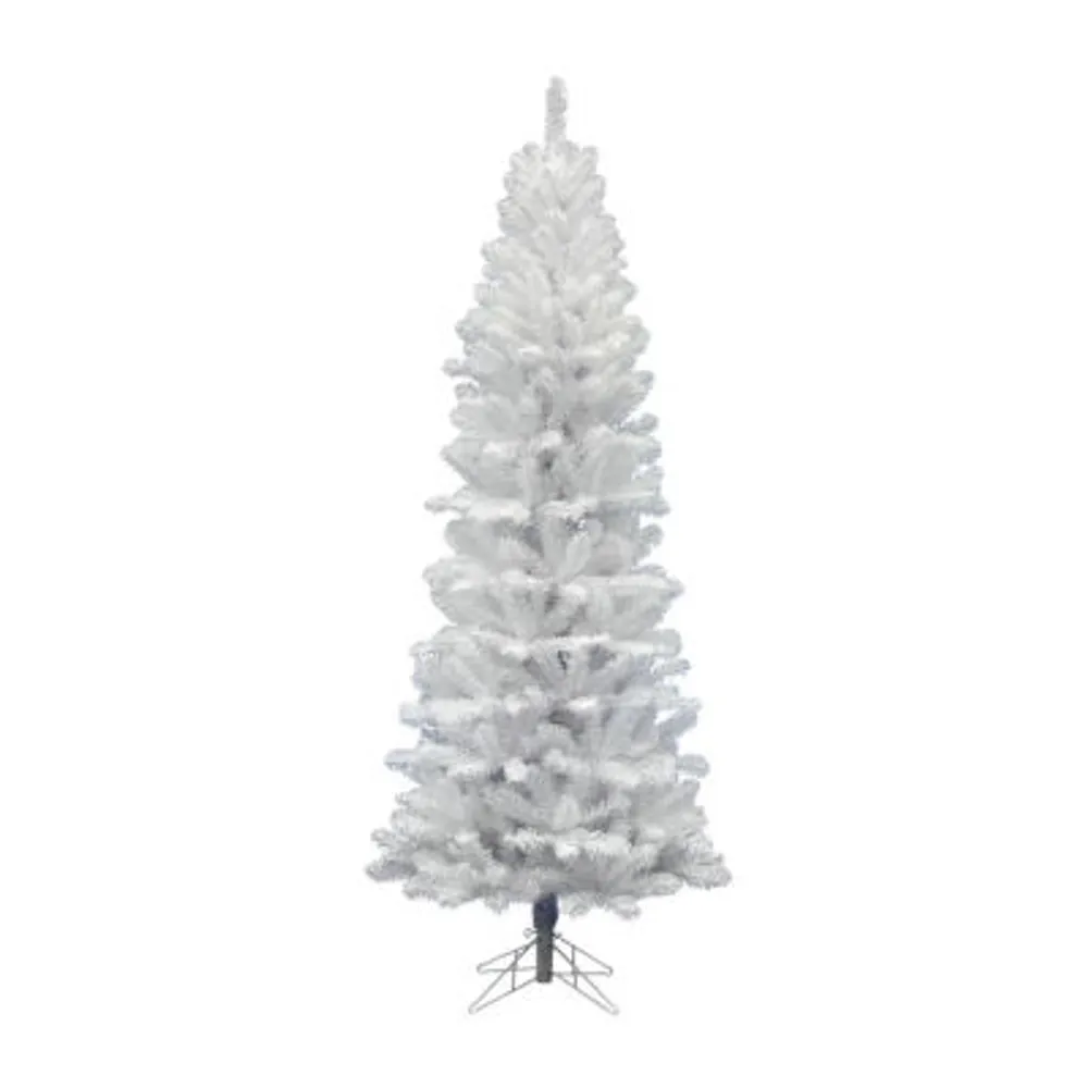 4.5' Unlit White Artificial Christmas Tree