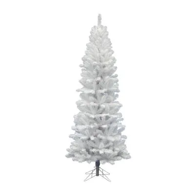 4.5' Unlit White Artificial Christmas Tree