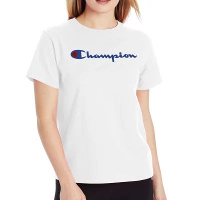 Champion Womens Crew Neck Short Sleeve T-Shirt