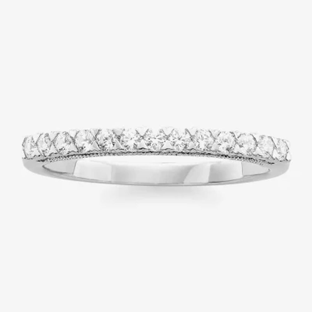 Modern Bride® Signature 1/4 CT.T.W. Certified natural Diamond 14K White Gold Wedding Band