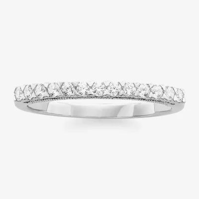 Modern Bride® Signature 1/4 CT.T.W. Certified natural Diamond 14K White Gold Wedding Band