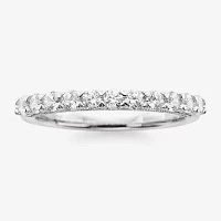 Modern Bride® Signature 1/2 CT.T.W. Certified natural Diamond 14K White Gold Wedding Band