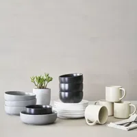 Loom + Forge 4-pc. Stoneware Pasta Bowl