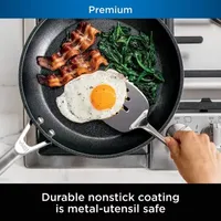 Ninja Foodi Neverstick Premium Hard Anodized Aluminum Dishwasher Safe Frying Pan