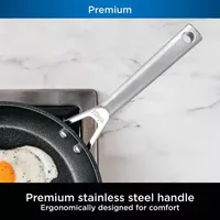 Ninja Foodi Neverstick Premium Hard Anodized Aluminum Dishwasher Safe Frying Pan