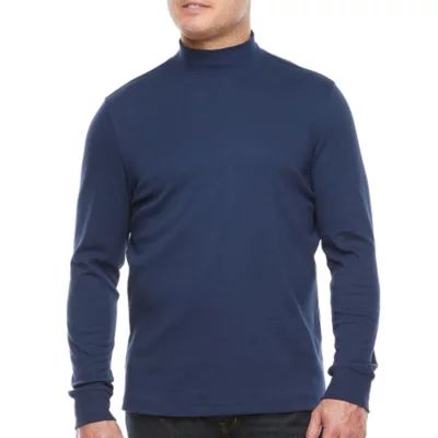 St. John's Bay Mens Long Sleeve Mock Neck Top