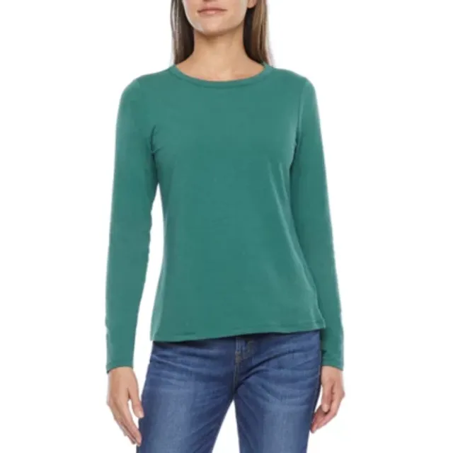 jcpenney ana long sleeve shirt