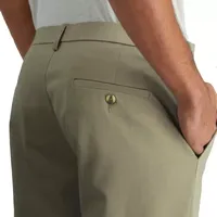 Haggar Iron Free Premium Khaki Mens Straight Fit Flat Front Pant