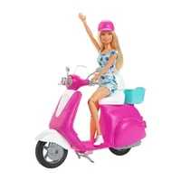 Barbie Doll And Scooter