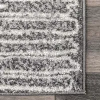 Nuloom Erminia Striped Indoor Rectangular Area Rug