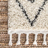 Nuloom Chrissy Geometric Indoor Rectangular Accent Rug