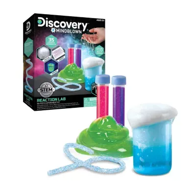 Discovery #Mindblown Reaction Lab Chemistry Set, 18-Piece Experiment Kit