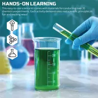 Discovery #Mindblown Reaction Lab Chemistry Set, 18-Piece Experiment Kit