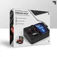 Sharper Image Portable Storage Valet with Charging Pad