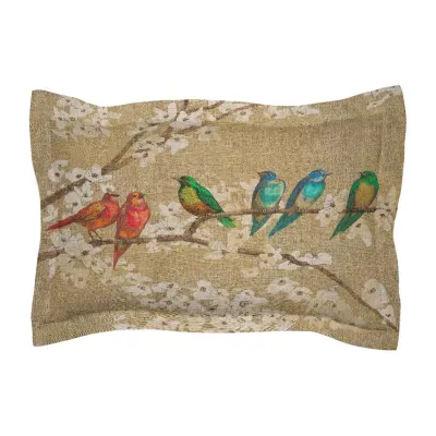 Laural Home Birds And Blossoms Pillow Sham