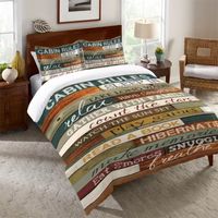 Laural Home Cabin Rules Midweight Comforter