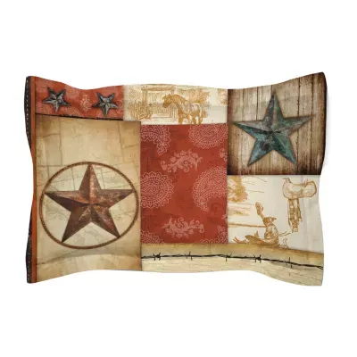 Laural Home Rodeo Patch Pillow Sham