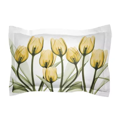 Laural Home Golden X-Ray Tulips Pillow Sham