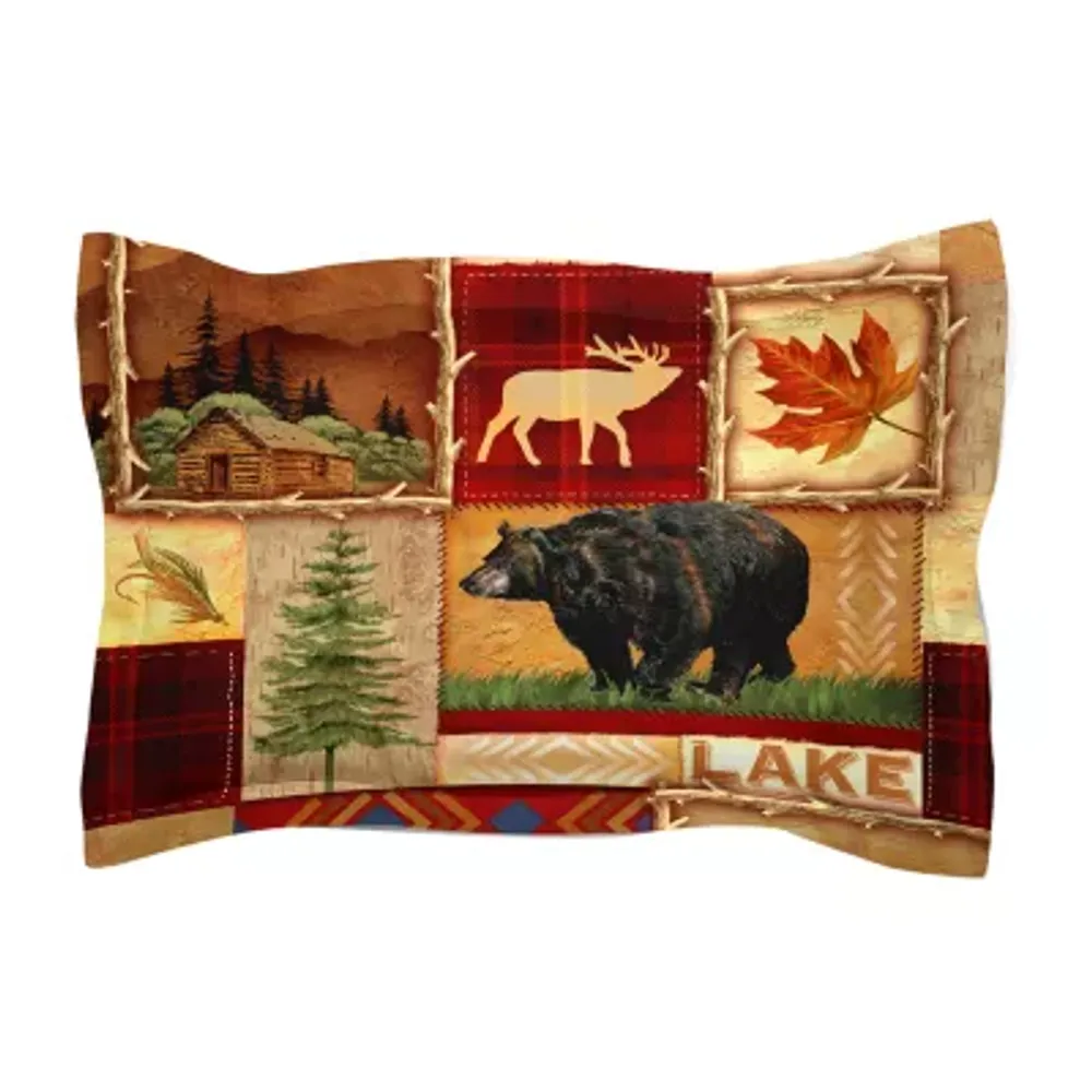 Laural Home Lodge Collage Pillow Sham