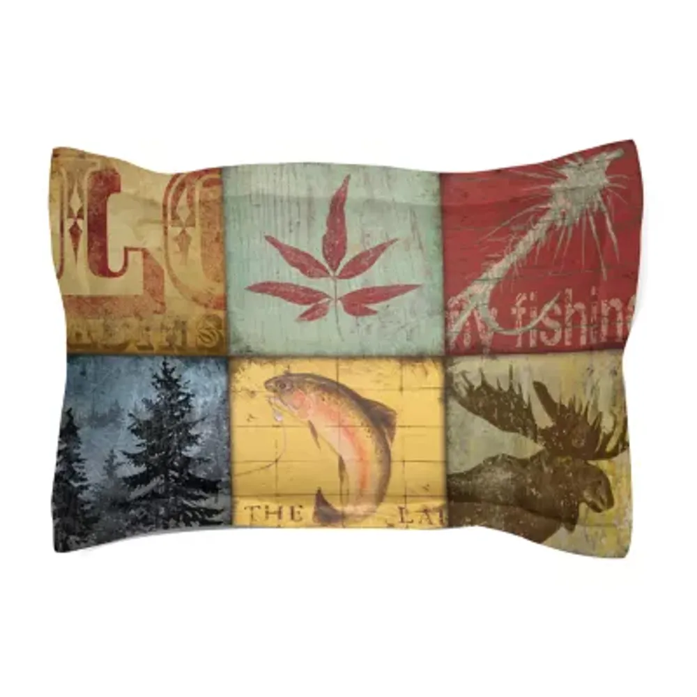 Laural Home Lodge Patch Pillow Sham