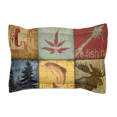 Laural Home Lodge Patch Pillow Sham
